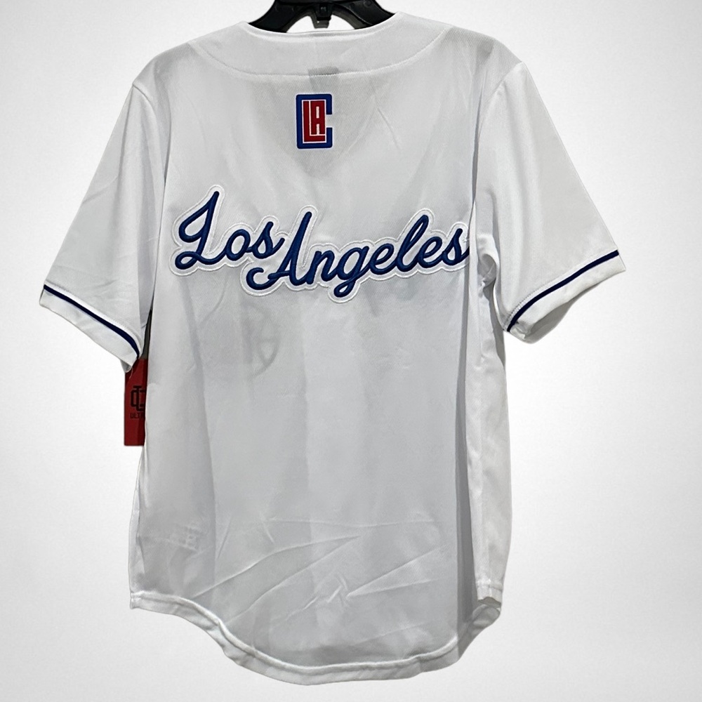 Ultra Game Los Angeles Clippers Baseball Jersey Women’s Sz Small‎ NWT - Picture 2 of 4